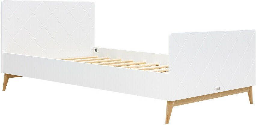 Bopita Twinbed Paris Wit Eiken 120 x 200 cm
