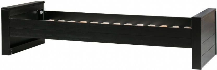 Trendhopper Dennis Bed 90x200 Cm Grenen Zwart Geborsteld