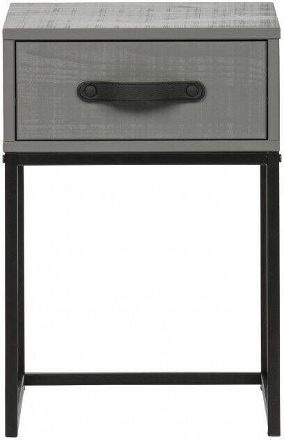 WOOOD Nachtkastje 'Morris' met 1 lade, kleur Leem