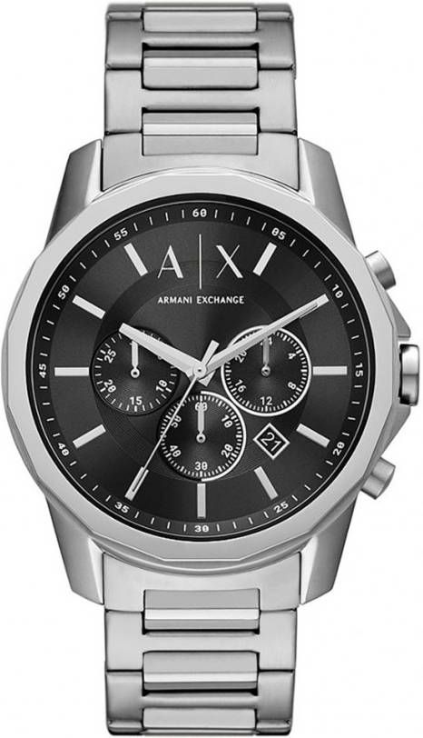 Armani Exchange Horloges Banks Zilverkleurig