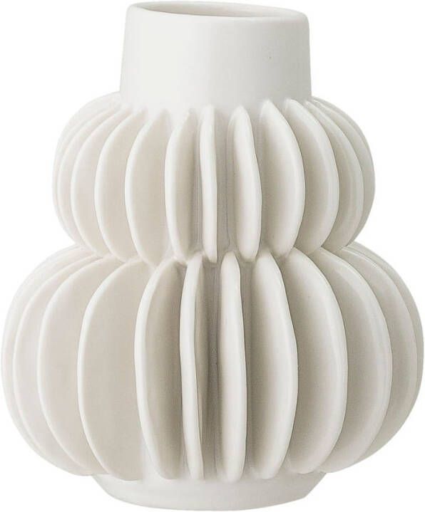 Bloomingville Witte Vaas Keramiek