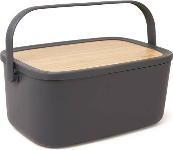 Brabantia Nic Broodtrommel Dark Grey