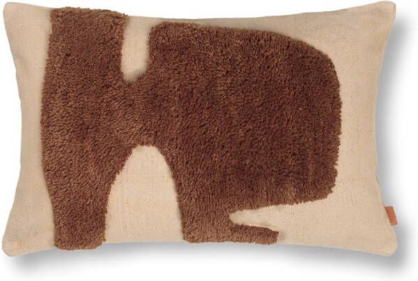 Ferm Living Lay Kussen Sand/Sugar Kelp l. 60 x b. 40 cm.