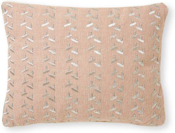 HKliving Kussen Nude met zilver 30x40 cm