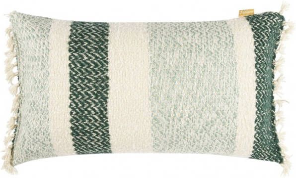 Malagoon Sahara Grainy Green Sierkussen 35 x 60 cm