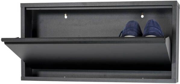 Trendhopper Schoenenkast Bobbie 1 lade zwart(3 paar schoenen )