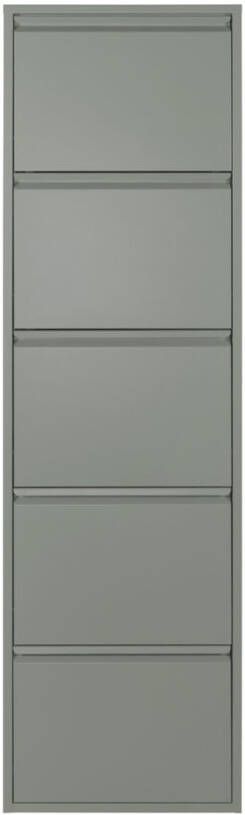 Trendhopper Schoenenkast Bobbie 5 laden Dusty Green(10 paar schoenen )