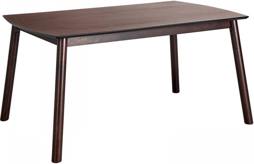 Beliani Elba Eettafel donkere Houtkleur mdf