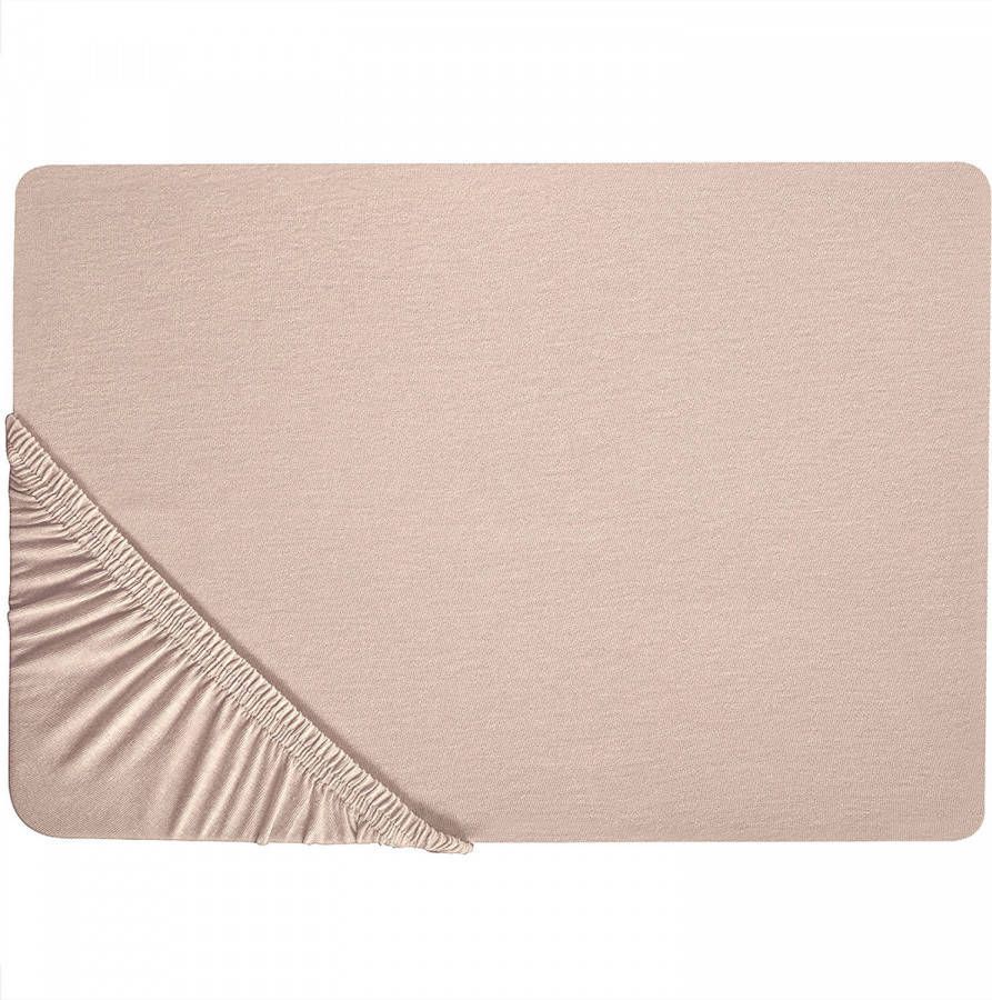 Beliani Hofuf Laken beige katoen