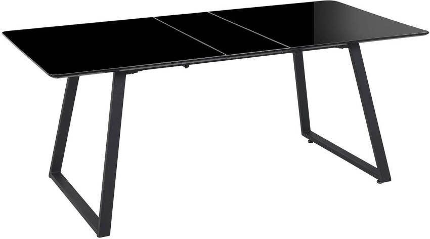 Beliani Touran Eettafel zwart mdf