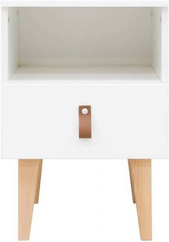 Bopita Nachtkastje 'Indy' kleur wit/naturel