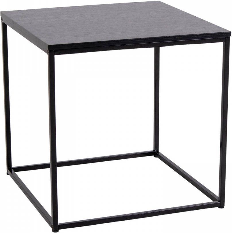 Hioshop Viggo salontafel hoektafel zwart.