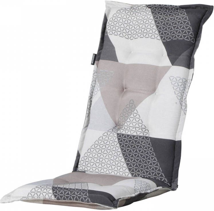 Madison Tuinkussens Hoge Rug Triangle Grey 123x50 Groen