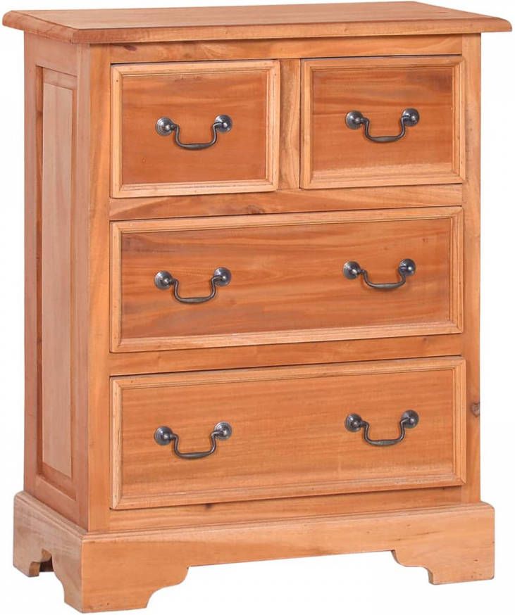 vidaXL Ladekast massief mahoniehout