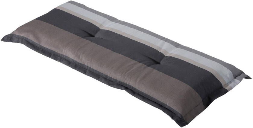 Madison Bankkussen Stripe Grey 120x48 Grijs