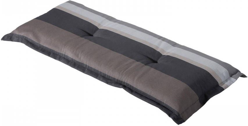 Madison Bankkussen Stripe Grey 150x48 Grijs