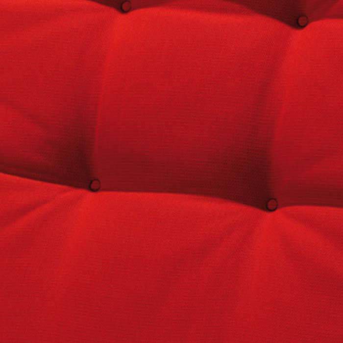 Madison Bankkussen Rib Red 180x48 Rood