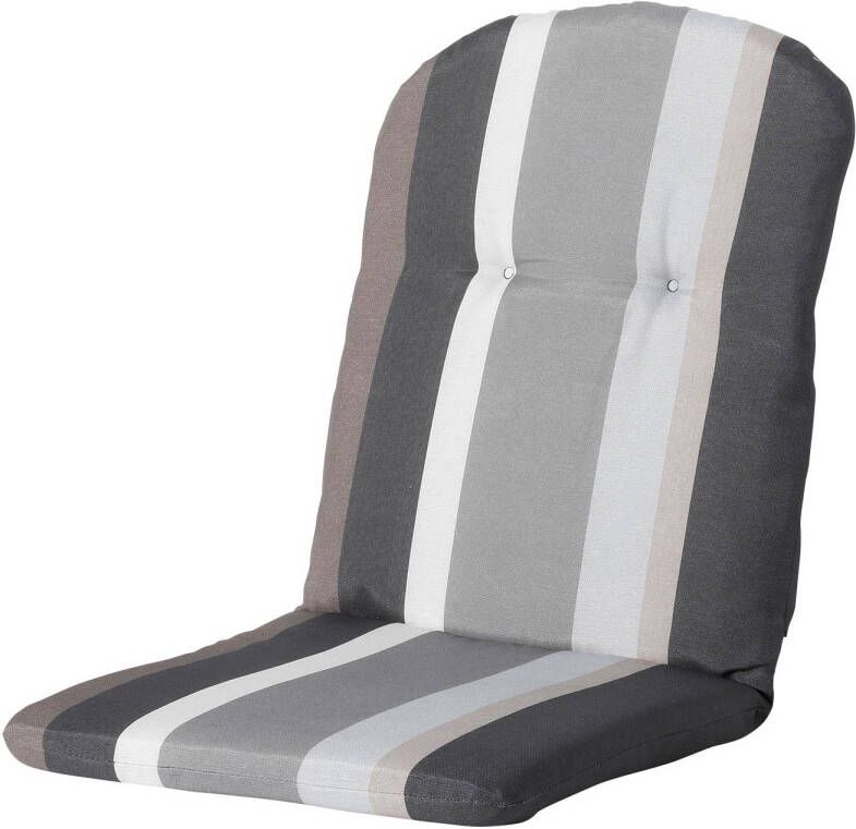 Madison Tuinkussen Kuip Hoog Stripe Grey 45x96 Grijs