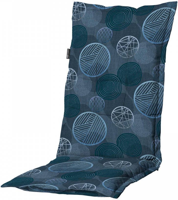 Madison Tuinkussens Hoge Rug Circle Blue 123x50 Blauw