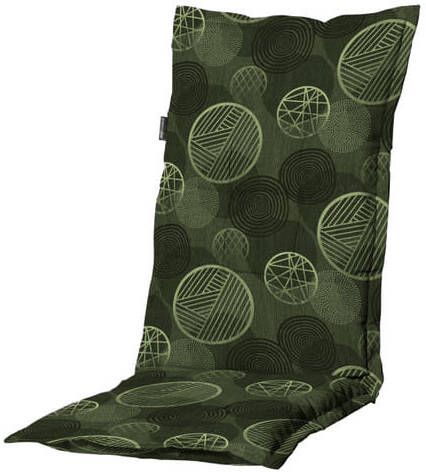 Madison Tuinkussens Hoge Rug Circle Green 123x50 Green