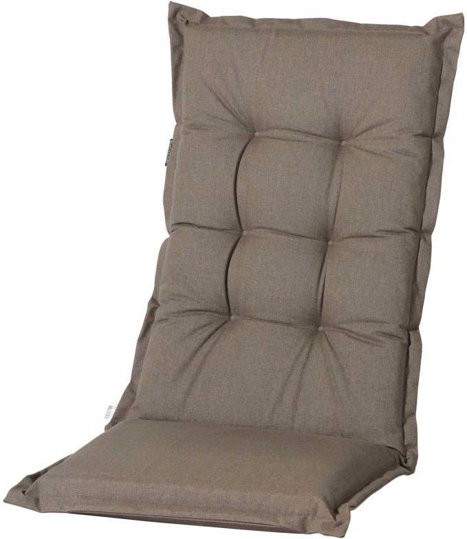 Madison kussens Tuinkussen hoge rug  Oxford taupe(waterafstotend )