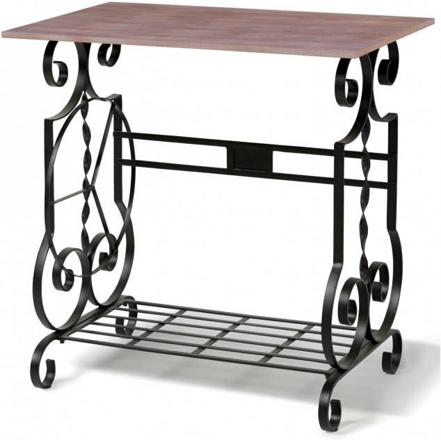 bpc living bonprix collection Naaimachinetafel met trendy design, naturel/zwart