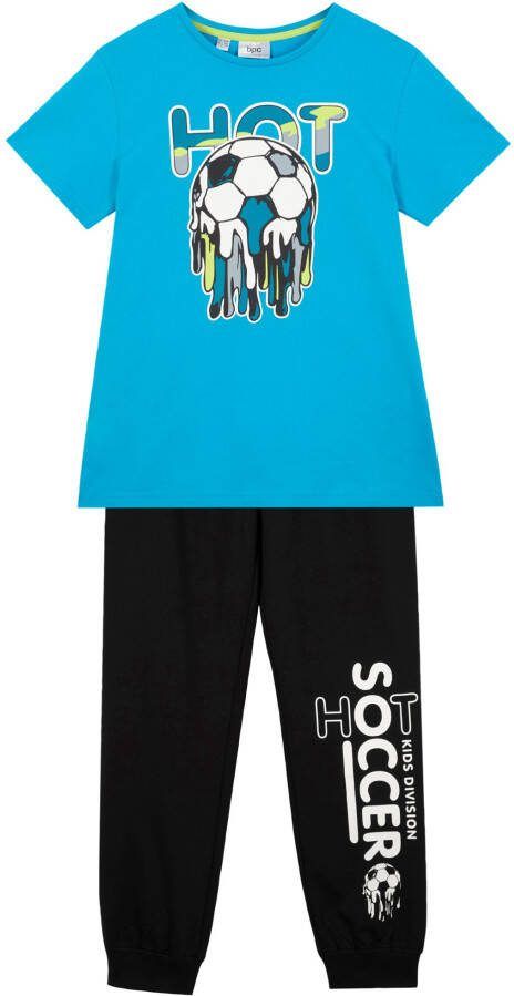 bonprix Jongens T shirt en joggingbroek(2 dlg. set )
