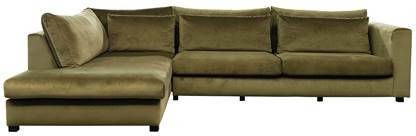 4X6 SOFA hoekbank links X2 velours