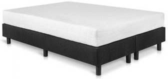 Bedworld Boxspring 120 x 200 cm Twijfelaar(120 cm breed) Zwart