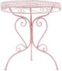 Beliani Albinia Ronde Tafel roze metaal online kopen