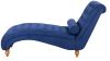 Beliani Muret Chaise Longue blauw polyester online kopen