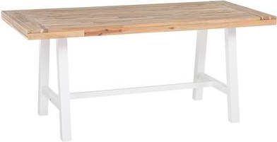 Beliani Scania Eettafel lichte Houtkleur acaciahout