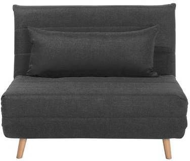 Beliani Setten Slaapbank grijs polyester