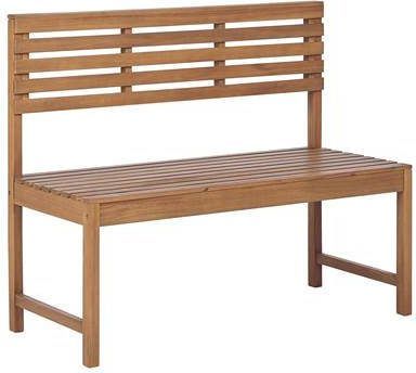 Beliani Treia Tuinbank lichte Houtkleur acaciahout