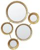 Beliani Wattrelos Decoratieve Spiegel goud ijzer, Glas online kopen