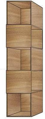 Benvenuto Design Bex Boekenkast Hoog