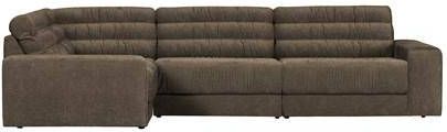 BePureHome Date Hoekbank Links Vintage Warm Grijs 78x316x212