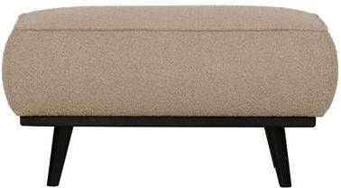 BePureHome Hocker 'Statement' Bouclé, kleur Beige