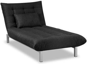 Beter Bed Slaapbank San Francisco 1-persoons 90 X 190 X 37 Cm Zwart