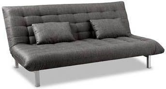 Beter Bed Slaapbank San Francisco Twijfelaar 126 X 190 X 37 Cm Zwart