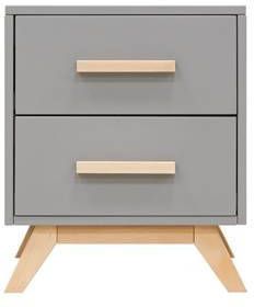 Bopita Nachtkastje 'Fenna' kleur grijs/naturel