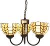 Clayre & Eef Multi Hanglamp Tiffany Ø 39*125 Cm E14/max 3*40w 5ll 5993 online kopen