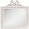 Clayre & Eef Spiegel 30x31 Cm Grijs Kunststof Glas Rechthoek Grote Spiegel Wand Spiegel Muur Spiegel Grijs Grote online kopen