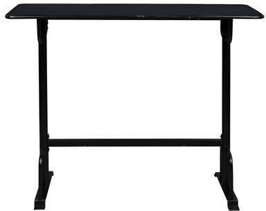Dutchbone Bartafel 'Declan' 140 x 50cm, kleur Zwart