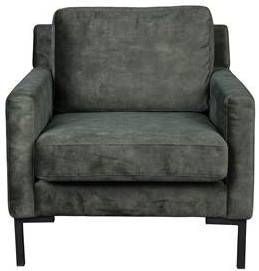 Dutchbone Fauteuil Houda Antraciet 85 x 83 x 87