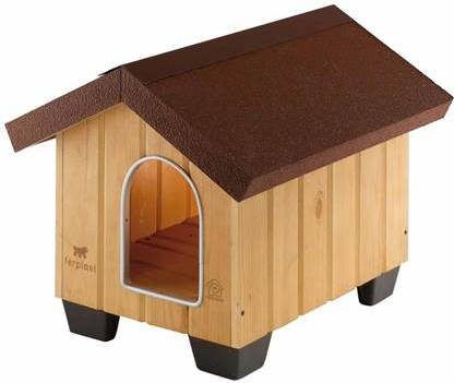 vidaXL Ferplast Hondenhok Domus Mini 49 X 64 Cm Hout Naturel/bruin
