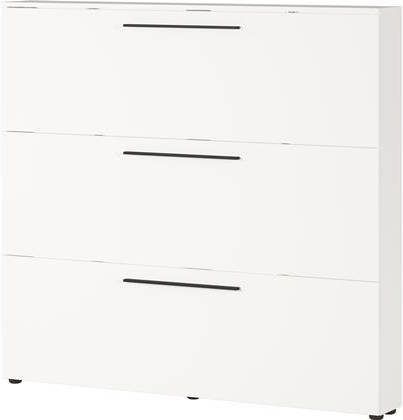 Germania Utah Schoenenkast 3 Kleppen Large Wit