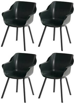 Hartman Sophie Element dining armstoe night green 4 st.