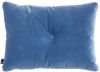 HAY Dot Cushion 1 Knoop Velours Kussen Blauw online kopen