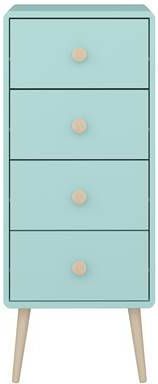 Hioshop Gry kommode 4 lades munt.